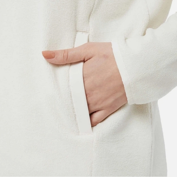 32 Degrees M Midweight Snap Arctic Fleece White Winter Cozy Soft Holiday Cd-2651 - Picture 5 of 16